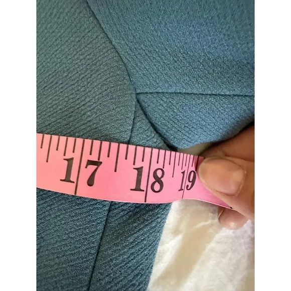 J.Crew lady day topcoat Blue Wool Collard Long Overcoat Size 4 - Picture 12 of 13